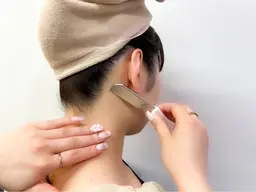 🩵うなじ深剃り(和装で見える範囲)