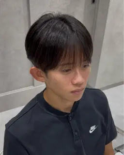 坂口指名【顔周りのストレスになるクセ毛に】カット＋前髪縮毛矯正