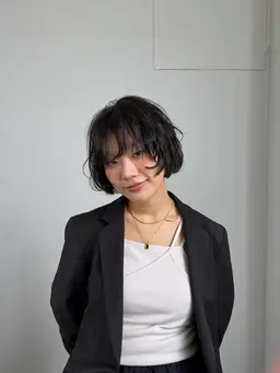 カット+パーマ+選べるトリートメント