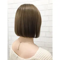 「✨ミニモ限定✨」地毛風ストレート&カット　ミニボブ　切りっぱなしボブにオススメ^_^ ＋オススメトリートメン