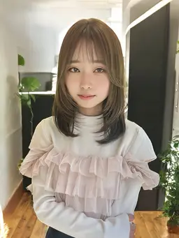 【よりダメージレスに】ケアカラー+Aujuaプチトリートメント