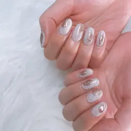 オフあり🧡シンプルデザインネイル💅