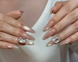 HAND】チップ長さ出し★シンプル★6本まで持ち込みデザイン¥13980→¥12980