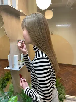 【🧸ダメージレスにハイトーン🧸】 🥣ケアブリーチカラー(ブリーチ+フルカラー)