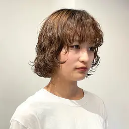 【抜け感ボブパーマ🤎】20代限定クーポン🤎カット＋パーマ🤎