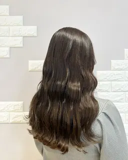 透明感うる艶カラー🦋(ブリーチ無し)ブロー代込み