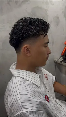 メンズカットパーマ