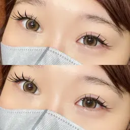 《Jr. eyelist menu》🌟フラットラッシュ100本 / 美容液コーティング付き🌟