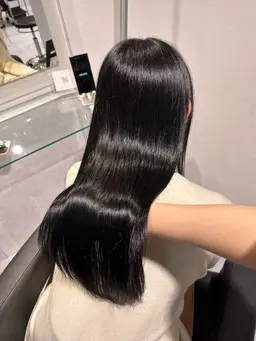 【ミニモ学割】実習生＆就活生 人気🖤黒染めじゃない韓国❕暗髪カラー➕炭酸スパ➕スタイリング