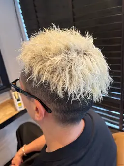 カット+イージードリルパーマ