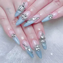 スカルプ長さだし+持込デザイン14980(時間内でデザイン、パ-ツ10本OK)【初回ジエルオフ無料ケア込み】