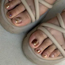 foot🦶🏻ワンカラー/ラメ