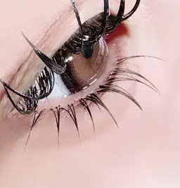 LED フラットラッシュ　下まつ毛　30本　3000円