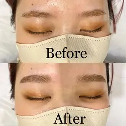 ハリウッドブロウリフト¥6900眉毛の癖をとって、周りの産毛をWax脱毛するので、ブラシでとかすだけでお好きな眉毛に✨