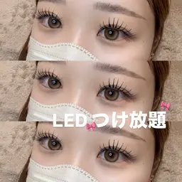 🌟LED🌟ダブルフラットラッシュつけ放題※オフ込み