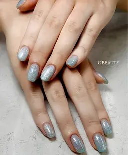 オフあり💫【ハンド】大人気☆マグネットネイル[ワンカラー/韓国ネイル]　　￥5000