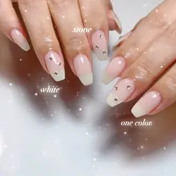 ワンカラー／ラメグラ🩷（オフあり）