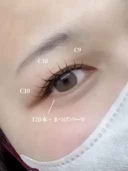 話題のマツエクパーマ💖 & healthy💫フラットラッシュ120本➕パーマ ￥5,660 【アンドヘルシー】