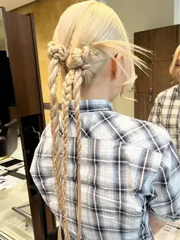 卒業式ヘアセット🎓💕