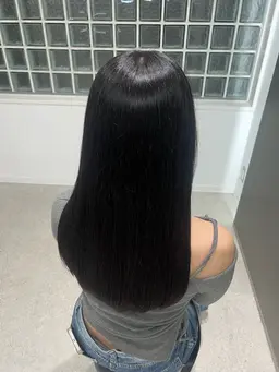 🌙実習・就活にオススメ🌙 🖤黒染めじゃないうるツヤ暗髪🐈‍⬛ 🫧【🖤暗髪ワンカラー➕髪質改善Tr🖤】