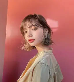 【大事な】顔まわりカット　前髪、フェイスレイヤー　おくれ毛