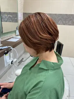 当日⭕️丸みショートカット絶壁改善