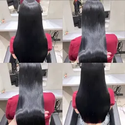 🔹残留しない黒🔹フェイクブラック➕クイックメテオトリートメント【髪質改善/艶髪/美髪/韓国ヘア/ブルーブラック】