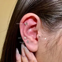 【12月28日まで】耳つぼジュエリー👂🏻⟡.·standard12粒