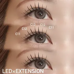 人気NO.1✨️ 【LEDマツエク💘】 最高級セーブル or フラットラッシュ 120本♡ 持続力 ◎ 【指名料込】