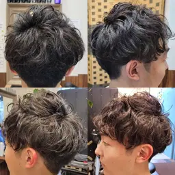 【メンズ限定】メンズカット&くせ毛風パーマ