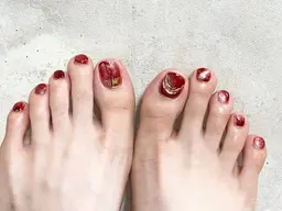 【フット】⭐️ご新規様500円OFF⭐️親指アート(オフあり) 7500yen