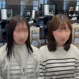 【ボブの方限定✨】カット+自社開発トリートメント🩵