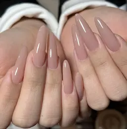 チップ+ジェル長さだしワンカラー