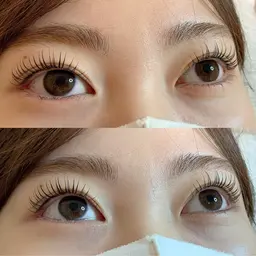 上まつ毛ラッシュリフト＋ケラチントリートメント付き