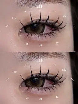 【3/15限定!!】マツエク上下フラットラッシュ120・ダブルフラットラッシュ80束選択可🎀