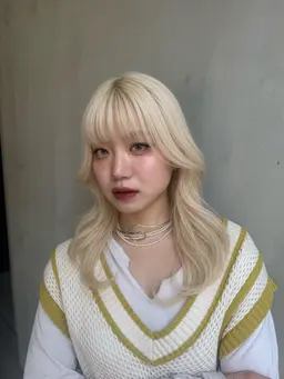 人気No1🎀🩶ブリーチ込み（リタッチ）ダブルカラー🩶🎀+イプシスヘアオイル付きクーポン