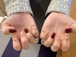 「オフなし」チップネイル