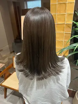 【minimo平日限定】🤍顔周りカット＋髪質改善カラー＋超音波クイックTR🤍