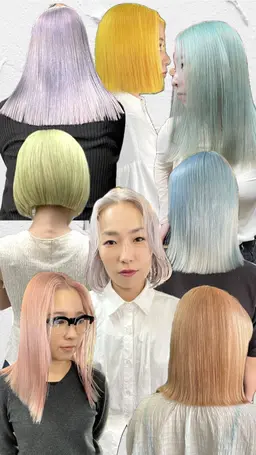 カット+トリプルカラー+システムトリートメント