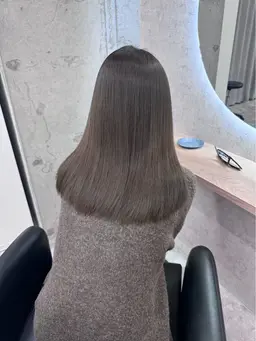 【透明感たっぷりカラー🫧】ブリーチなしOK／垢抜けワンカラー