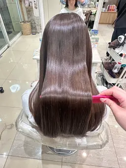 【撮影協力してくれる方限定📸】乾かすだけで叶う艶髪✨🐇髪質改善酸性ストレート(縮毛矯正)🐇