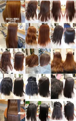 【アクア保湿縮毛矯正】髪水分と保湿を大事に考えながら施術していくnatyオリジナル縮毛矯正