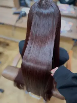 【極上体験シルク髪】髪質改善METEOカラー+トリートメント¥15200→¥13000