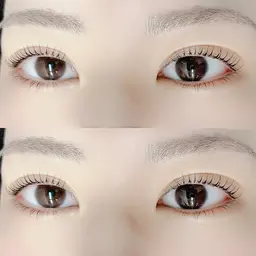 上下まつげパーマ➕ブラックティント