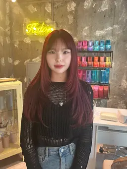 🇰🇷韓国アイドル🇰🇷レイヤーカット×カラー🖤