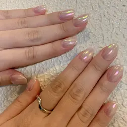 ハンドミラーネイルorオーロラネイル