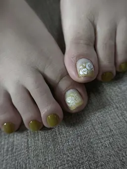 【フット｜ナチュラル】 ワンカラー or ラメグラ　￥4,780