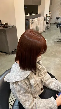 【ブリーチなしのワンカラー🎀】実習のために髪を暗くしたい❕ブリーチはしたくない❕でもなんでも大歓迎です🫶🏻