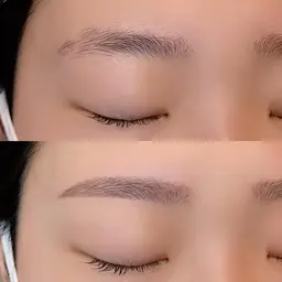 🗓️土日祝日はこちら▶️似合わせアイブロウwax🌙お仕上げmake付き【カット、間引き込み】