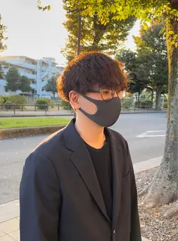 men'sカット＋フルカラー+パーマ